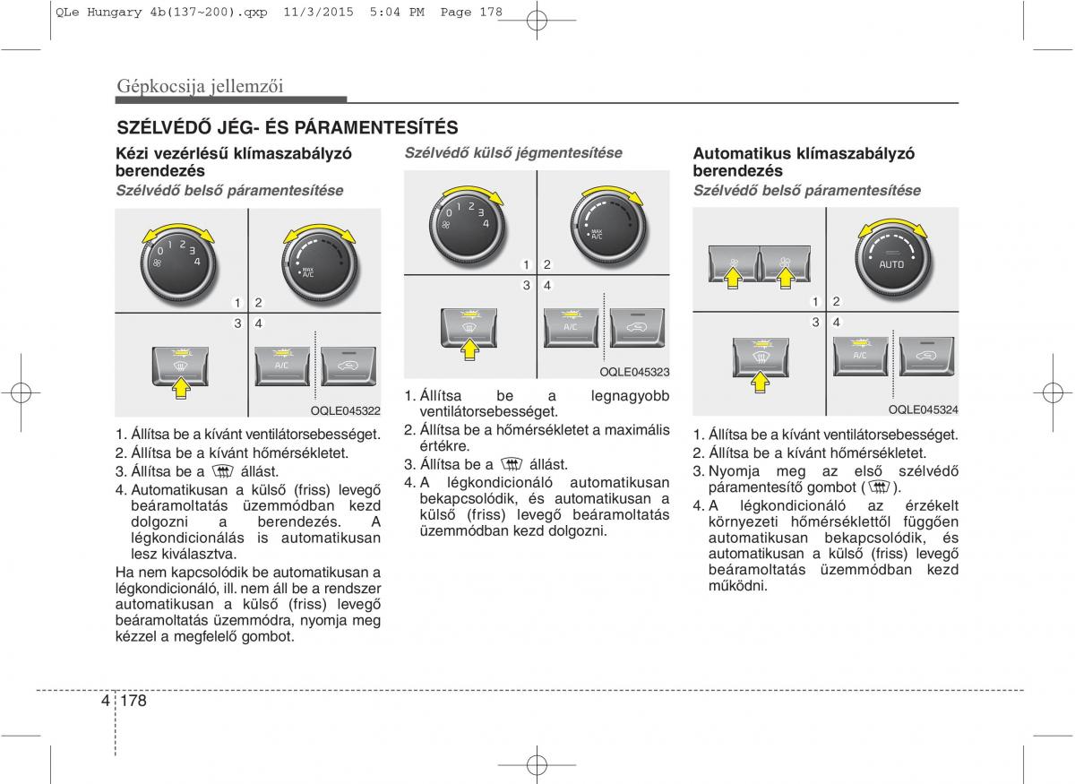 KIA Sportage IV Kezelesi utmutato / page 269