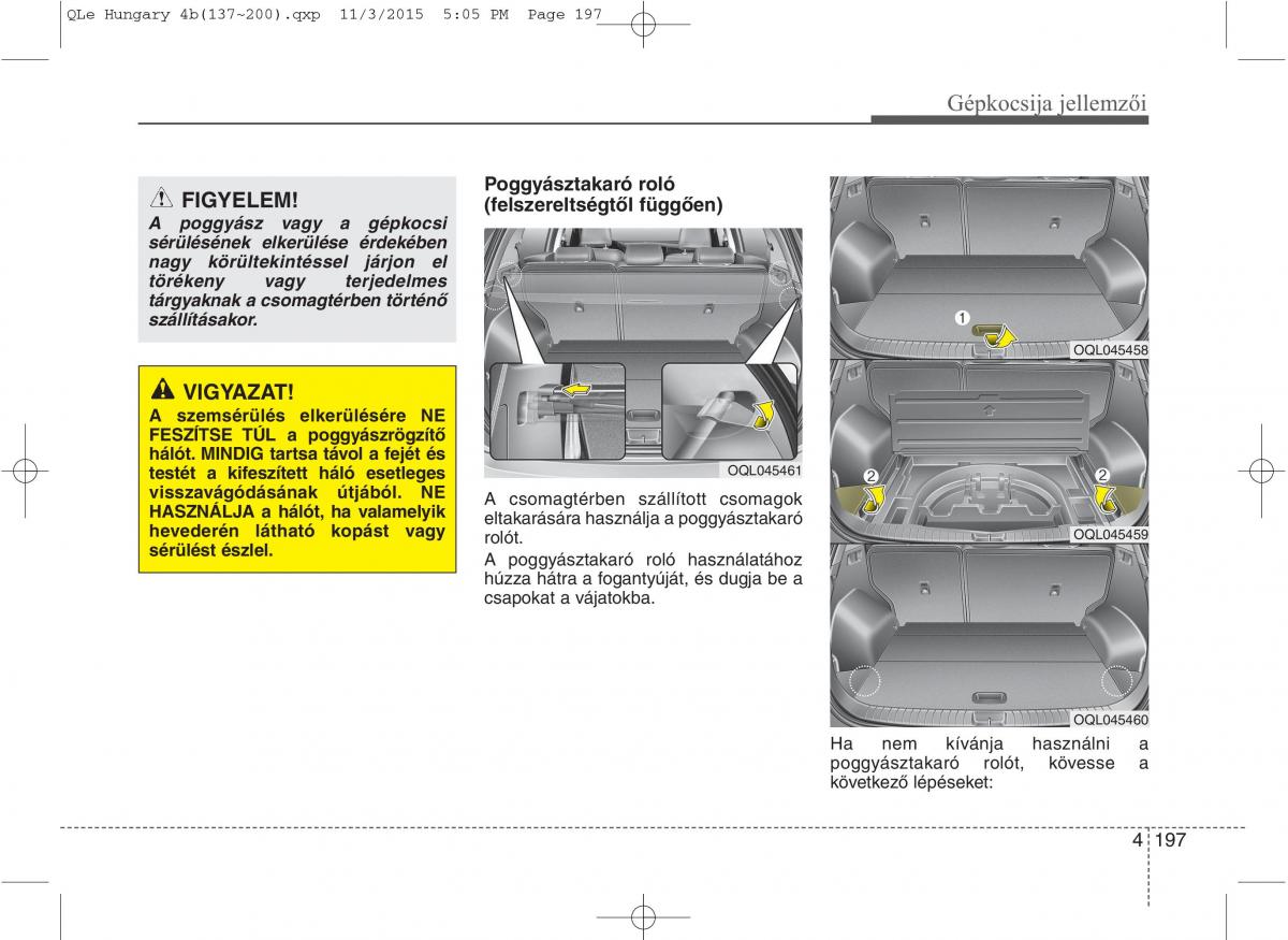 KIA Sportage IV Kezelesi utmutato / page 288