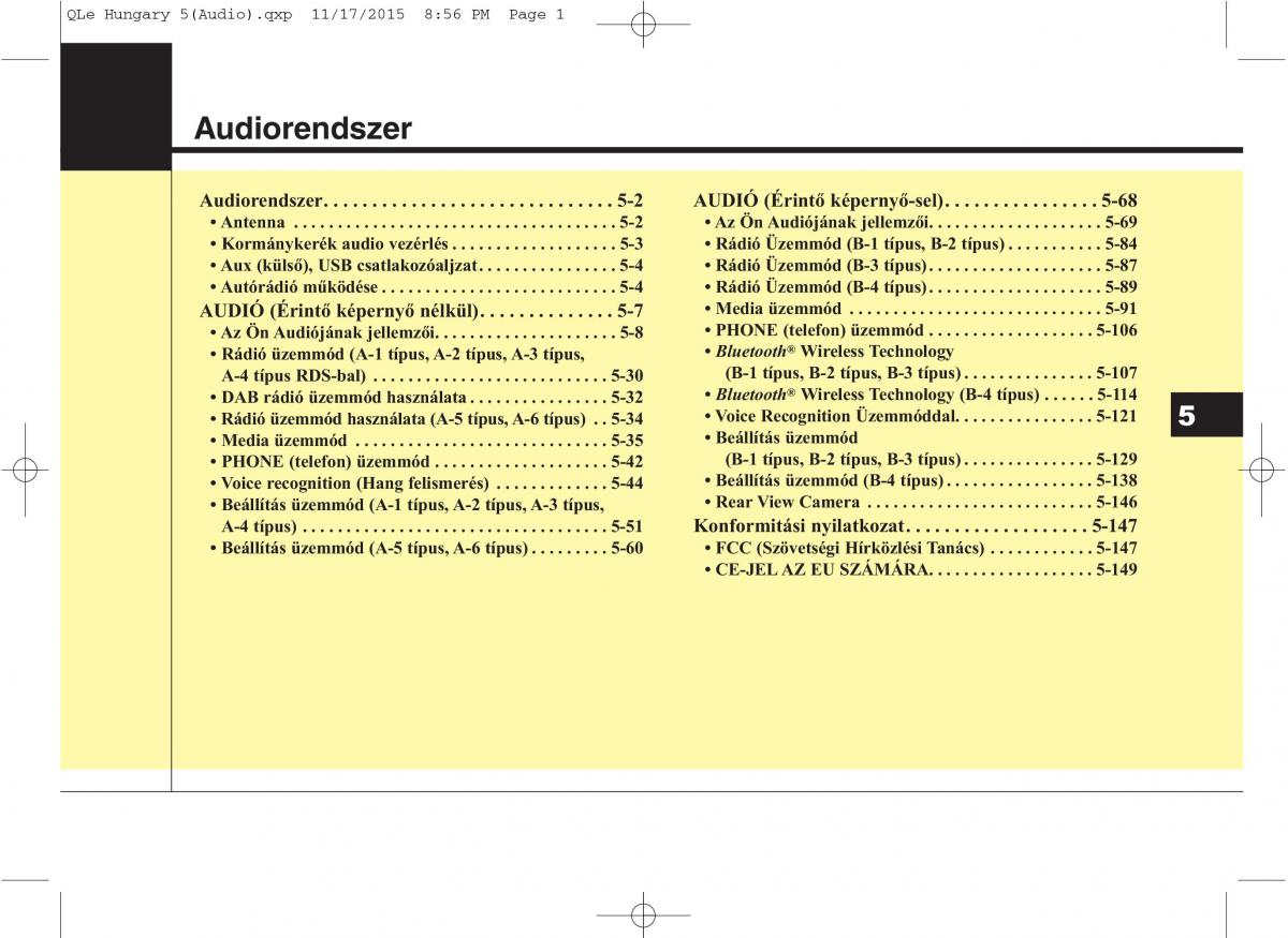 KIA Sportage IV Kezelesi utmutato / page 292