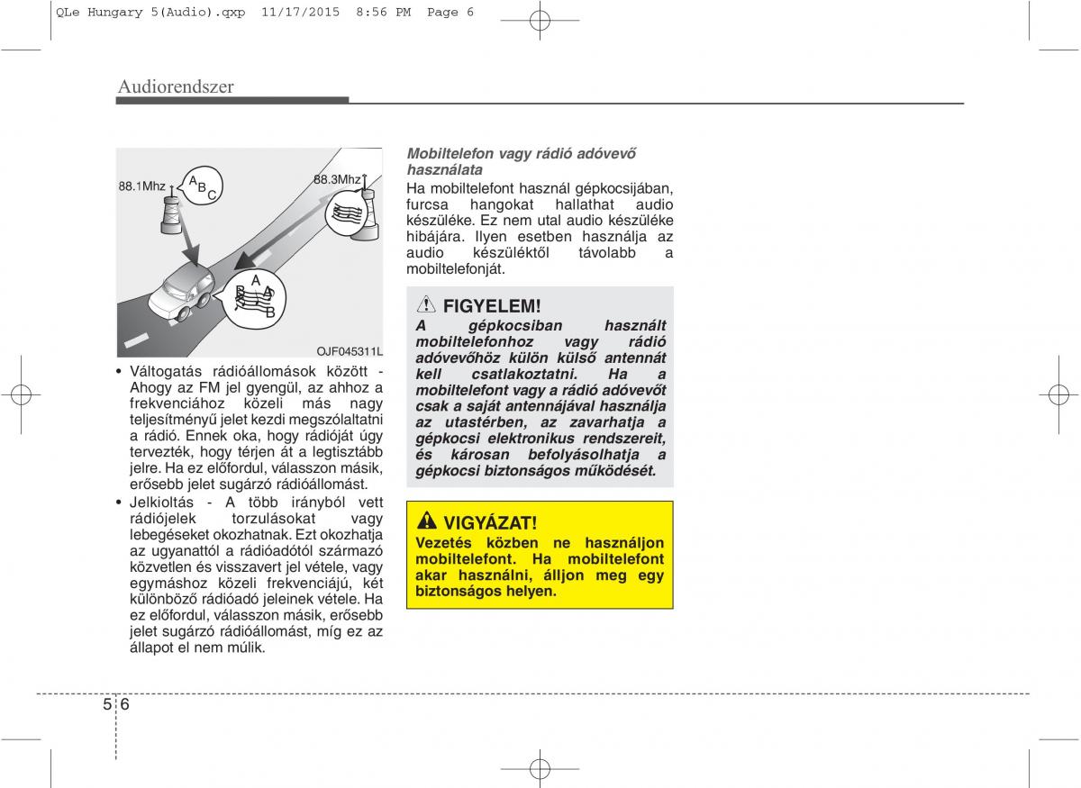 KIA Sportage IV Kezelesi utmutato / page 297