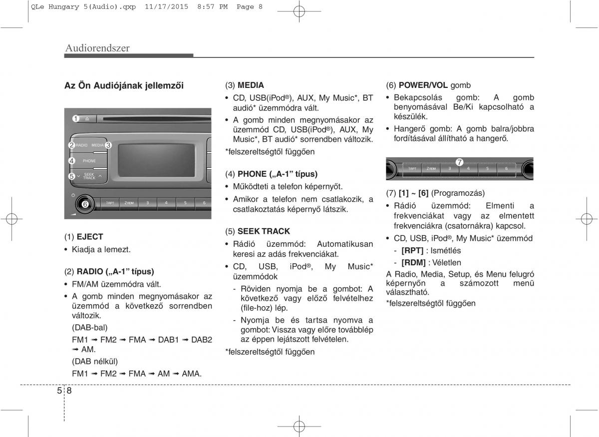 KIA Sportage IV Kezelesi utmutato / page 299