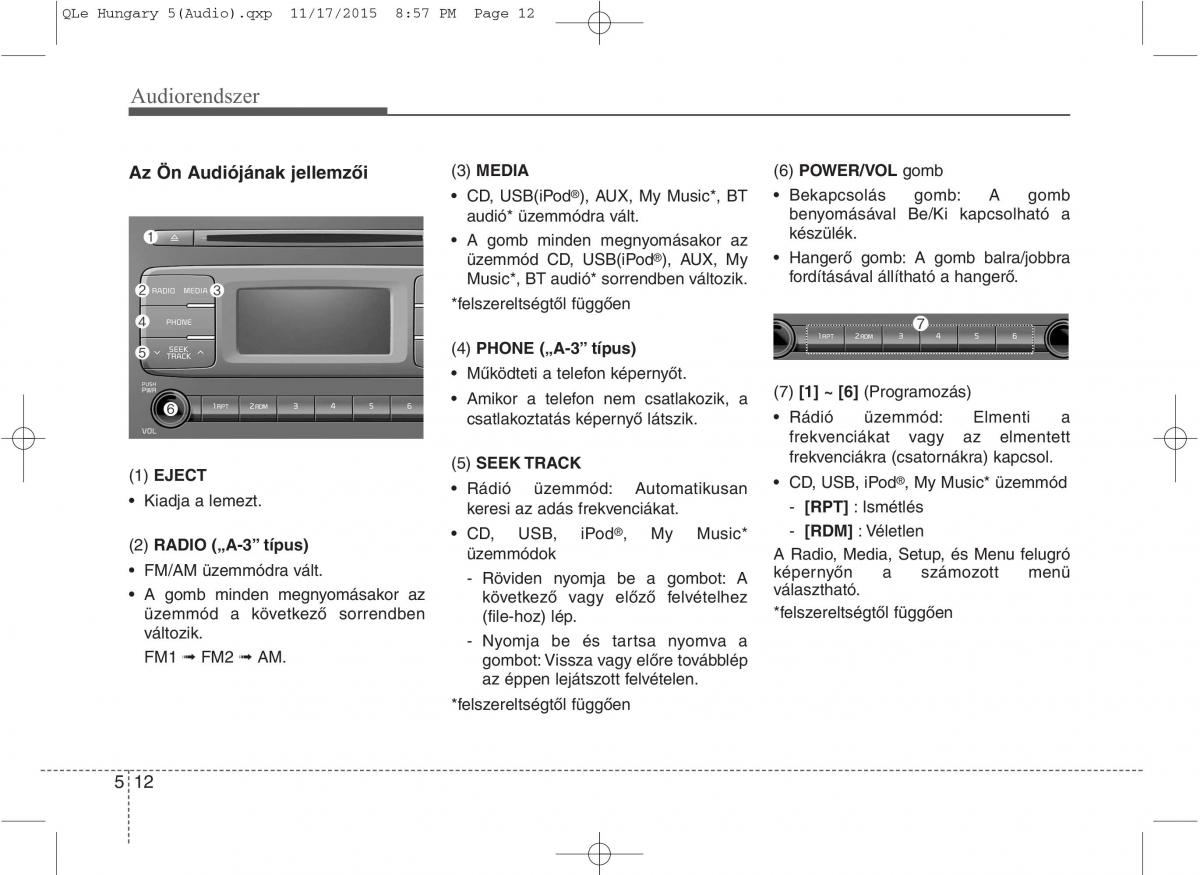 KIA Sportage IV Kezelesi utmutato / page 303