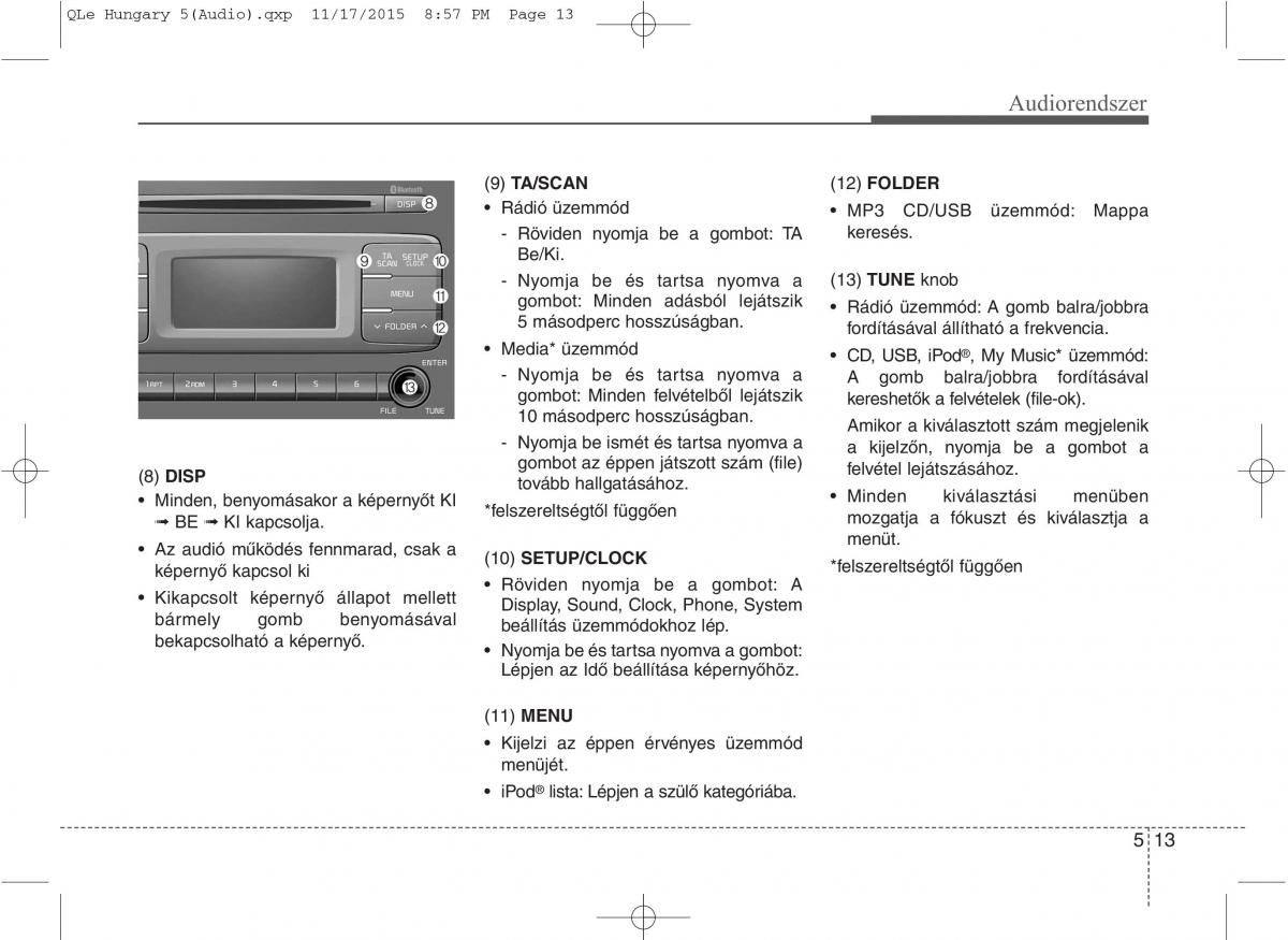 KIA Sportage IV Kezelesi utmutato / page 304