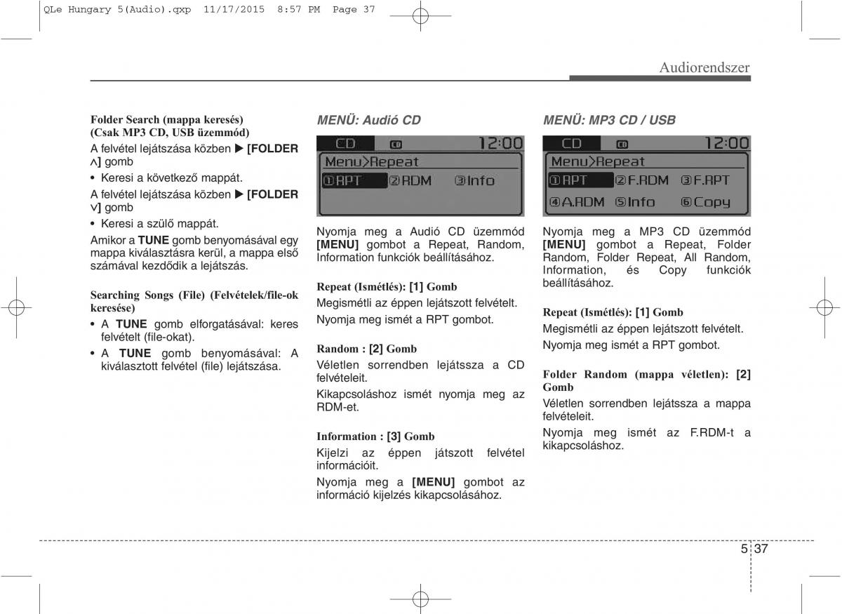 KIA Sportage IV Kezelesi utmutato / page 328