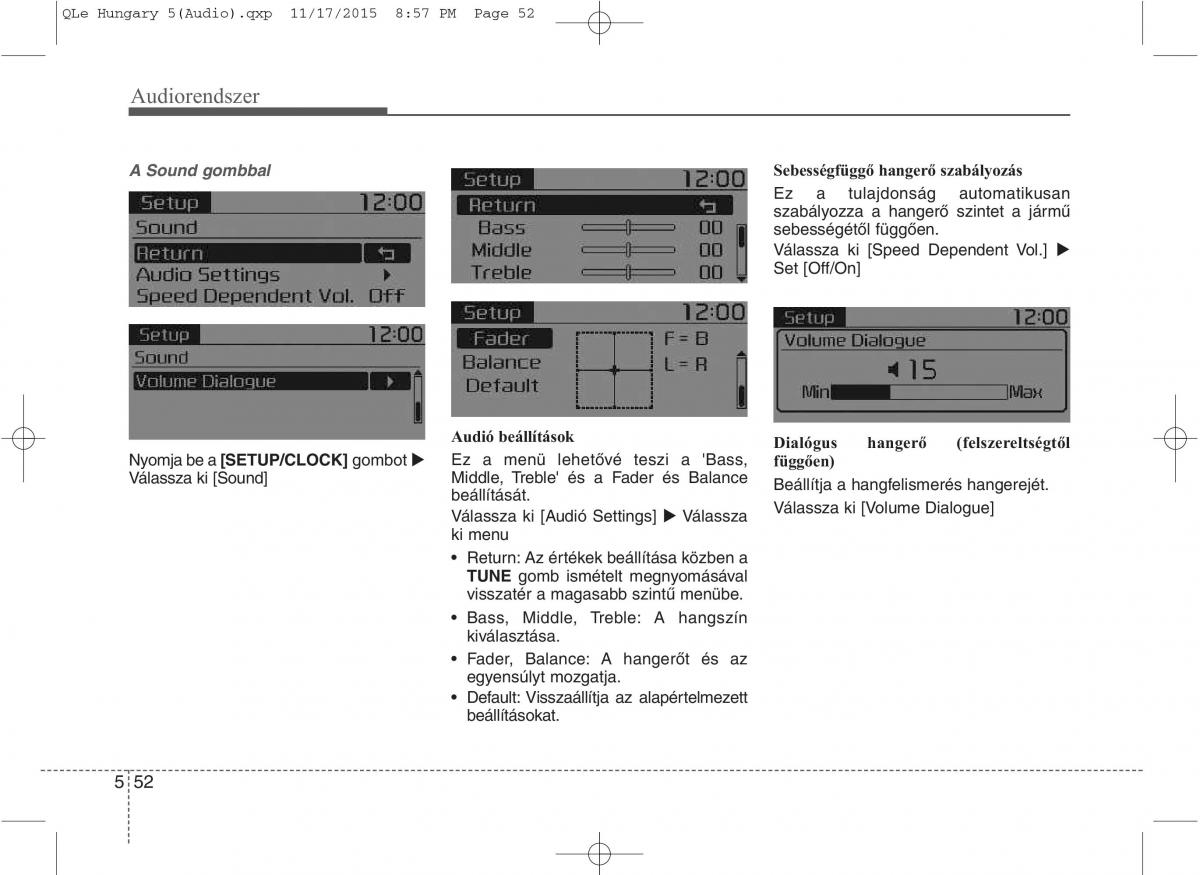 KIA Sportage IV Kezelesi utmutato / page 343