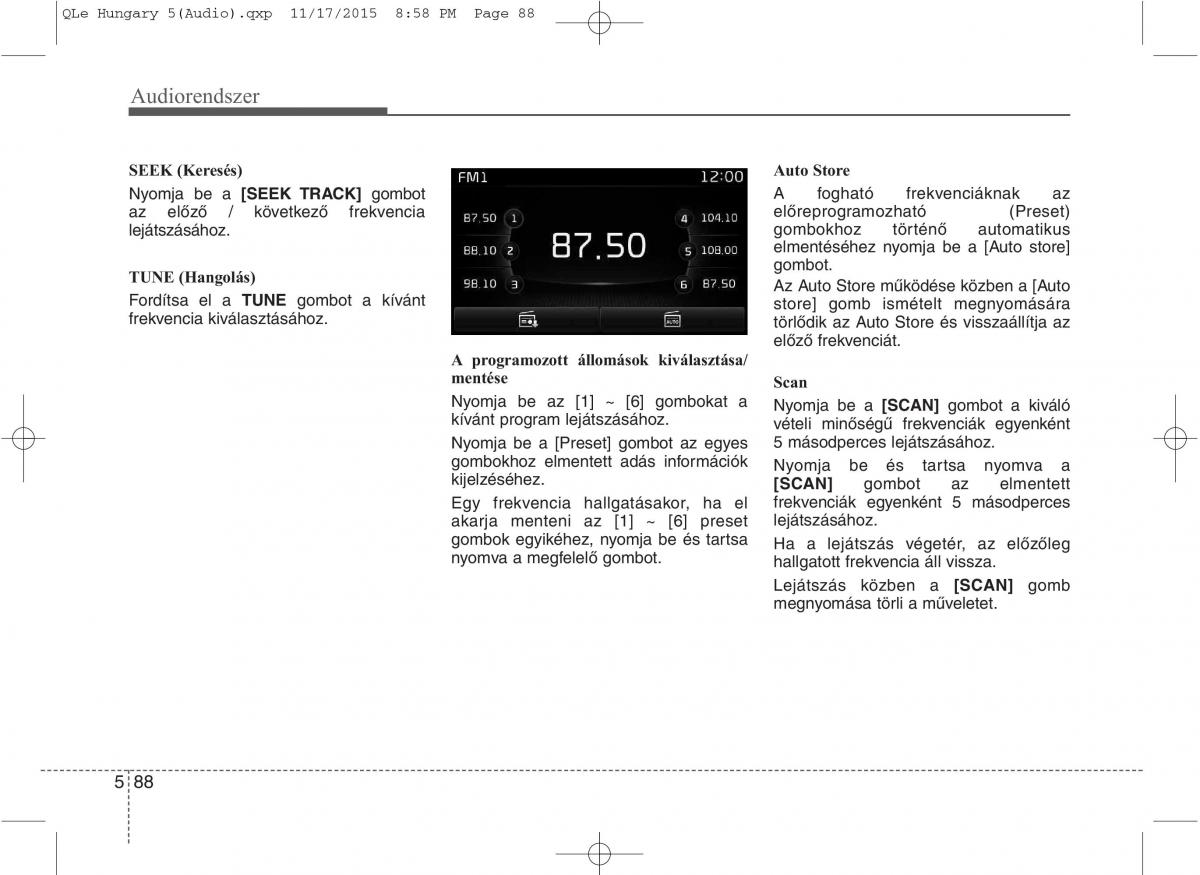 KIA Sportage IV Kezelesi utmutato / page 379