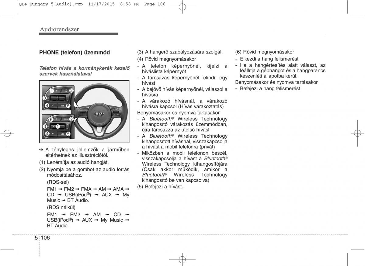 KIA Sportage IV Kezelesi utmutato / page 397