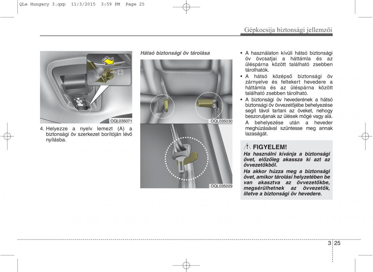 KIA Sportage IV Kezelesi utmutato / page 43