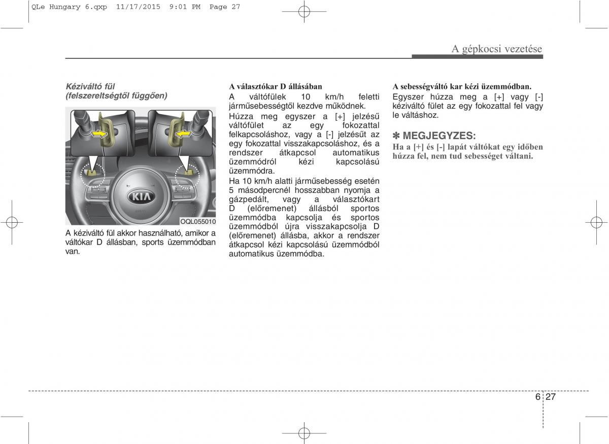 KIA Sportage IV Kezelesi utmutato / page 467