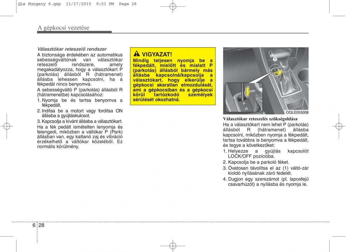 KIA Sportage IV Kezelesi utmutato / page 468