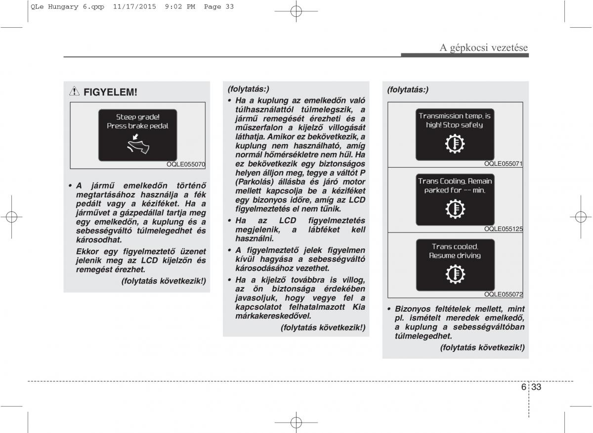 KIA Sportage IV Kezelesi utmutato / page 473