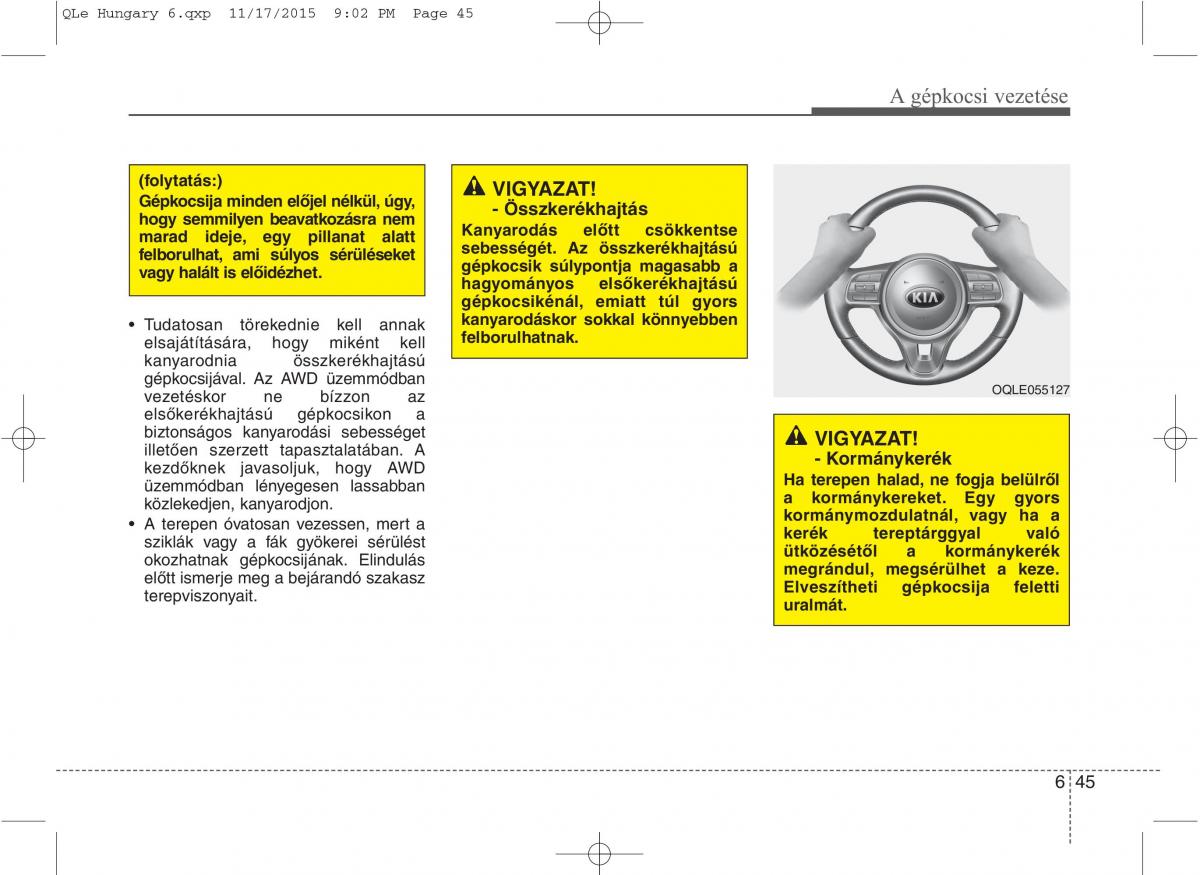 KIA Sportage IV Kezelesi utmutato / page 485