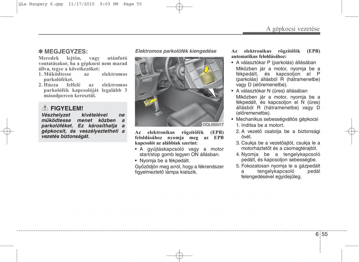 KIA Sportage IV Kezelesi utmutato / page 495