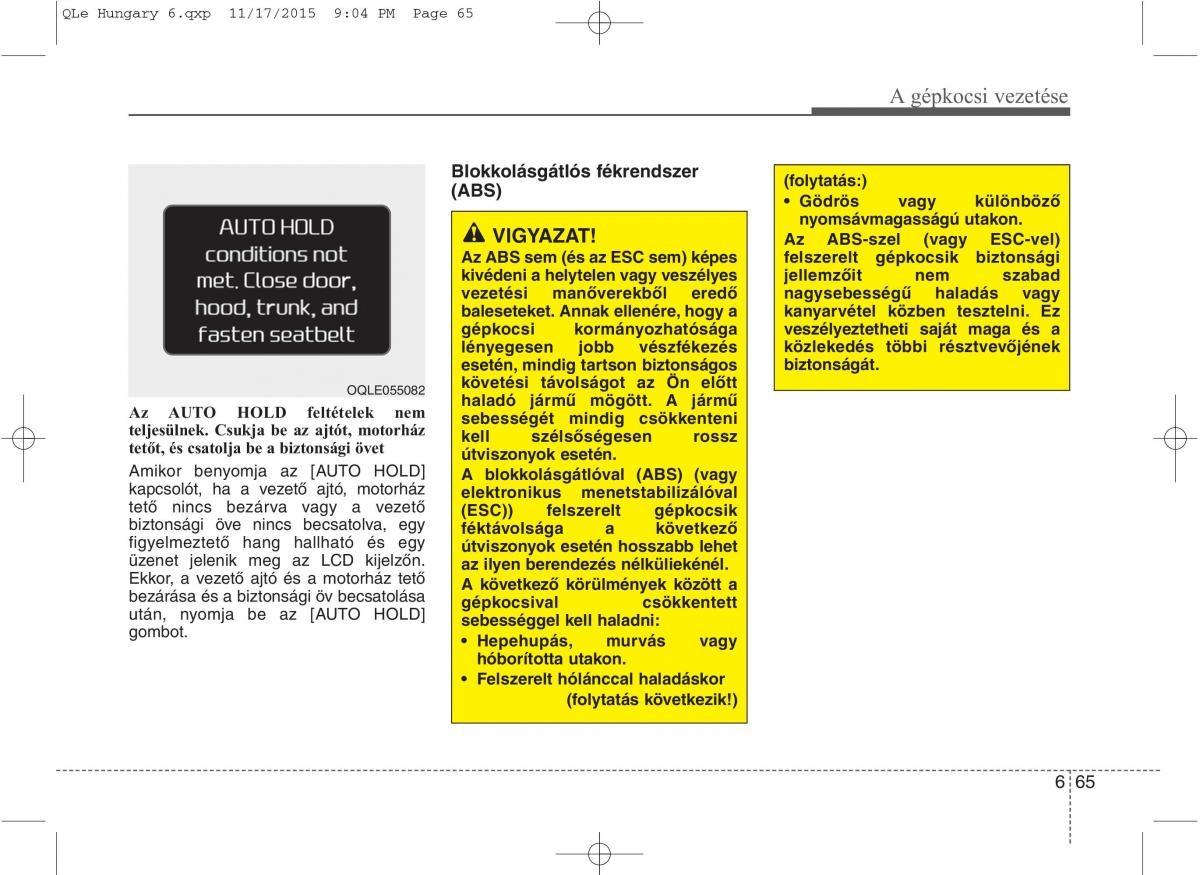 KIA Sportage IV Kezelesi utmutato / page 505