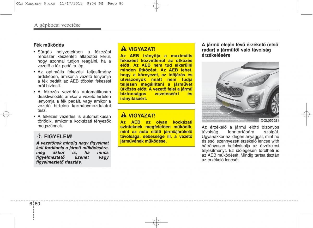 KIA Sportage IV Kezelesi utmutato / page 520