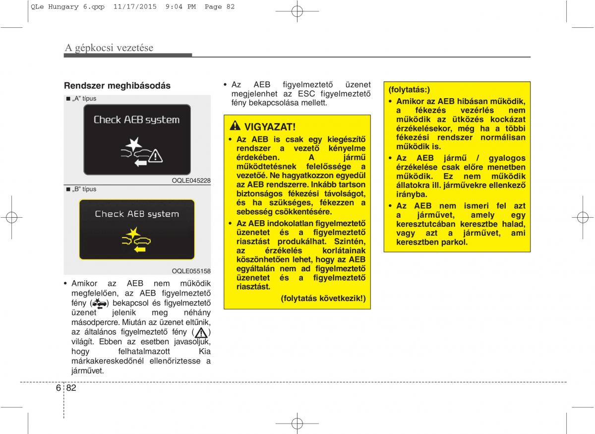 KIA Sportage IV Kezelesi utmutato / page 522