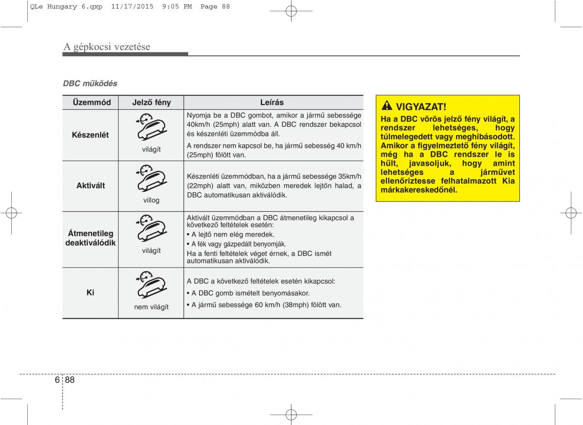 KIA Sportage IV Kezelesi utmutato / page 528