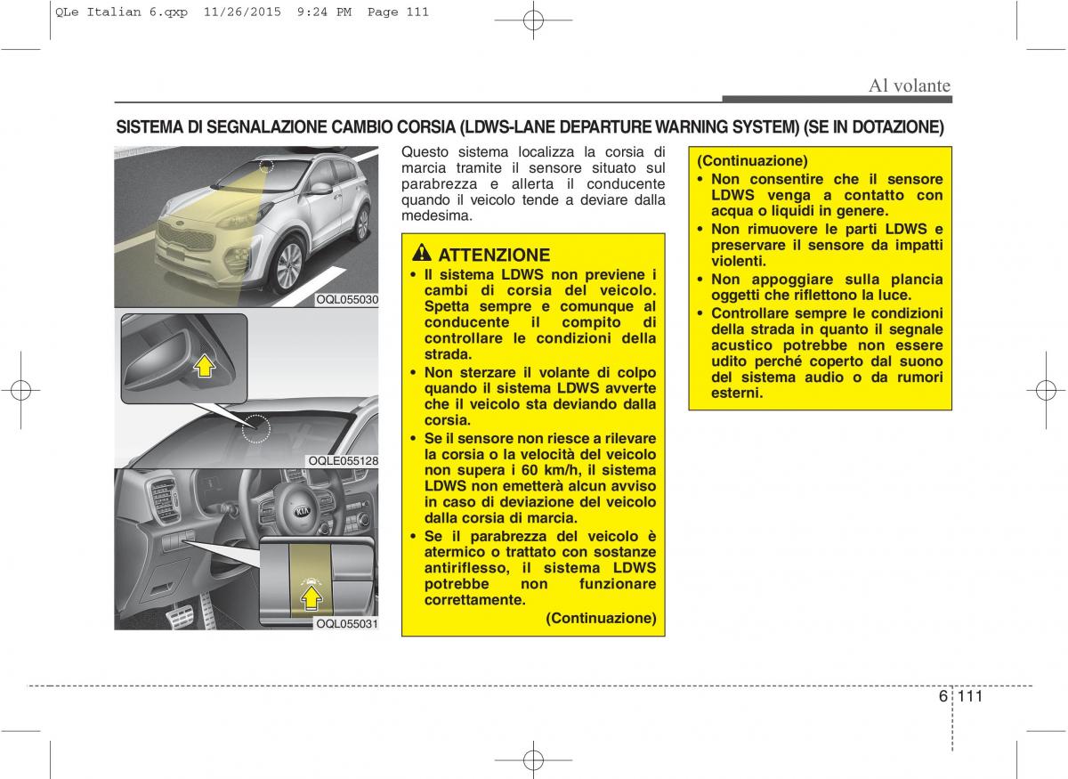 KIA Sportage IV manuale del proprietario / page 549