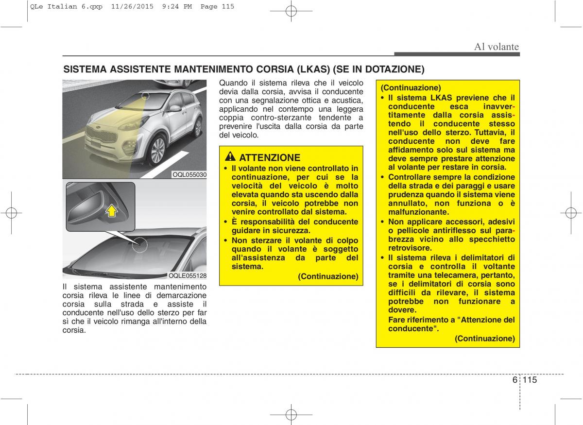 KIA Sportage IV manuale del proprietario / page 553