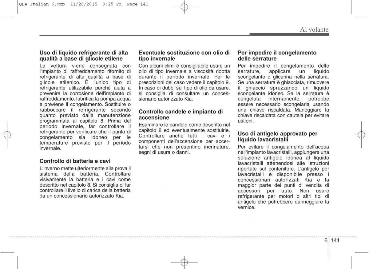 KIA Sportage IV manuale del proprietario / page 579