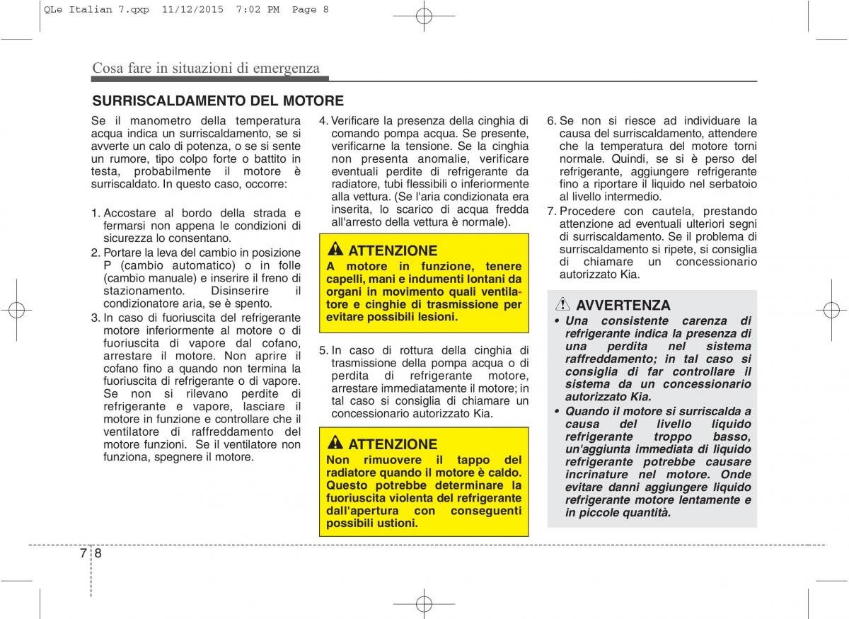 KIA Sportage IV manuale del proprietario / page 600