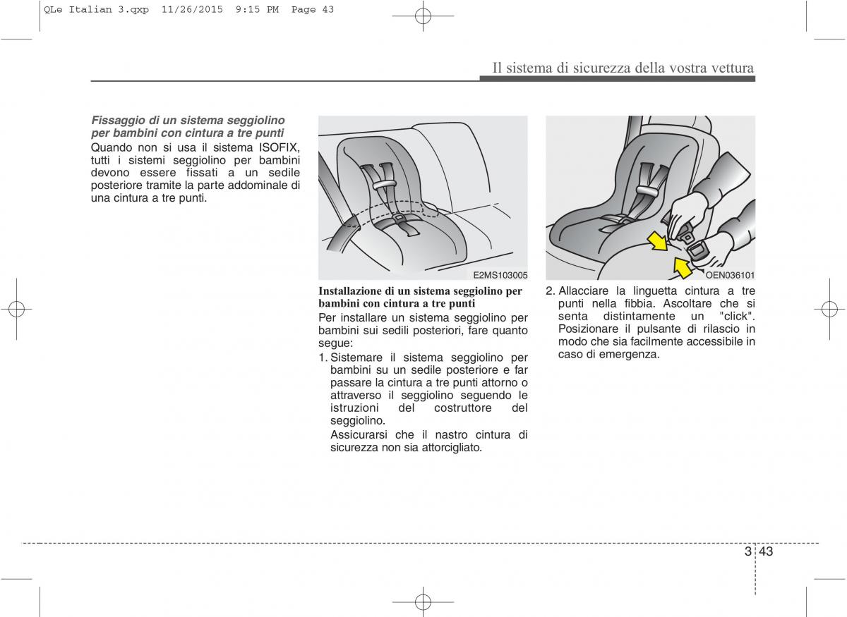 KIA Sportage IV manuale del proprietario / page 61