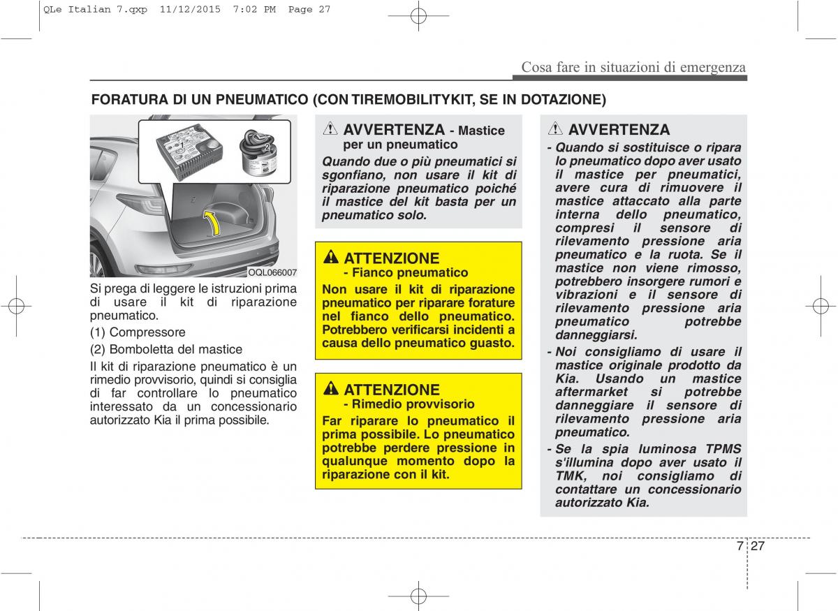 KIA Sportage IV manuale del proprietario / page 619