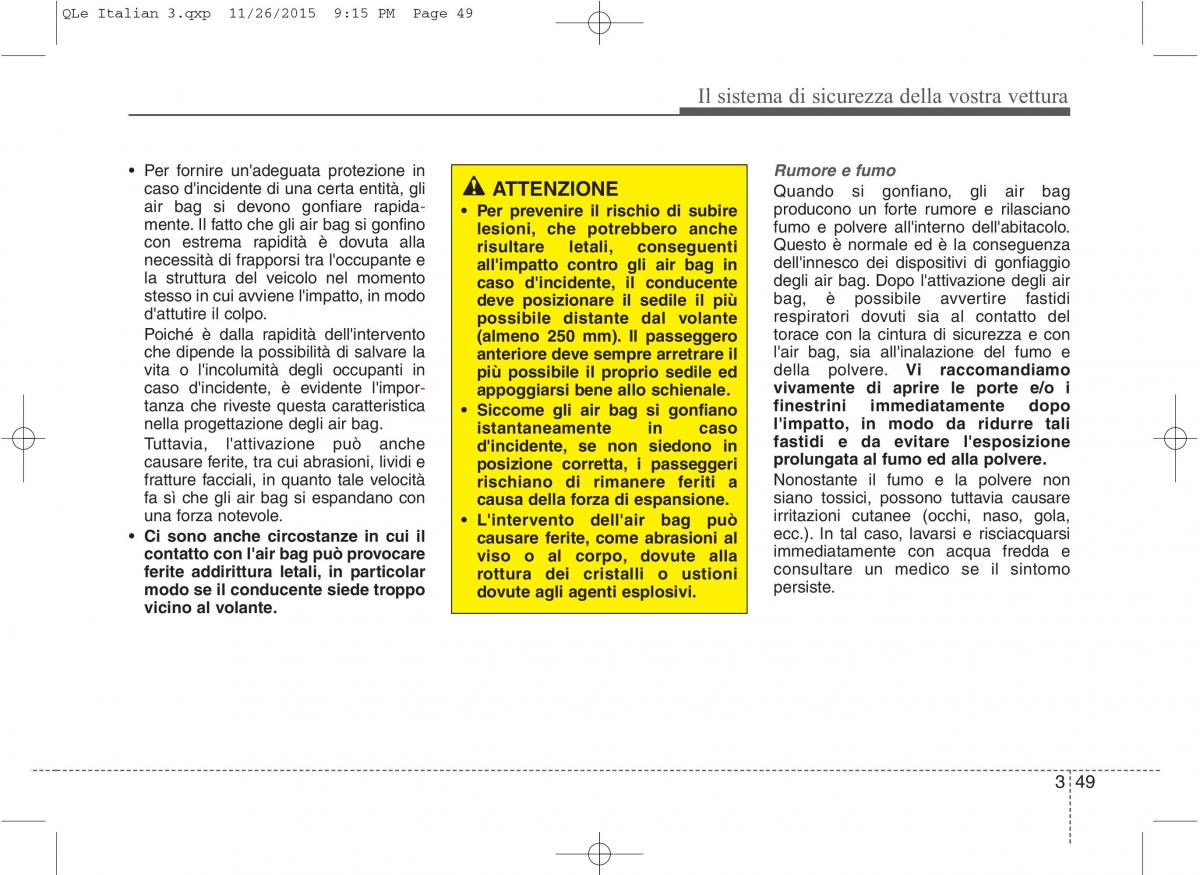 KIA Sportage IV manuale del proprietario / page 67