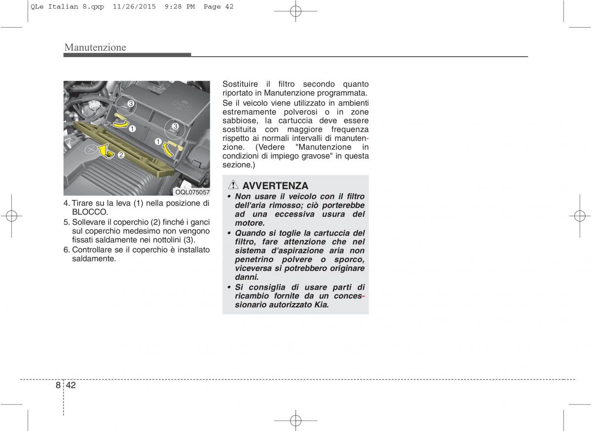 KIA Sportage IV manuale del proprietario / page 673