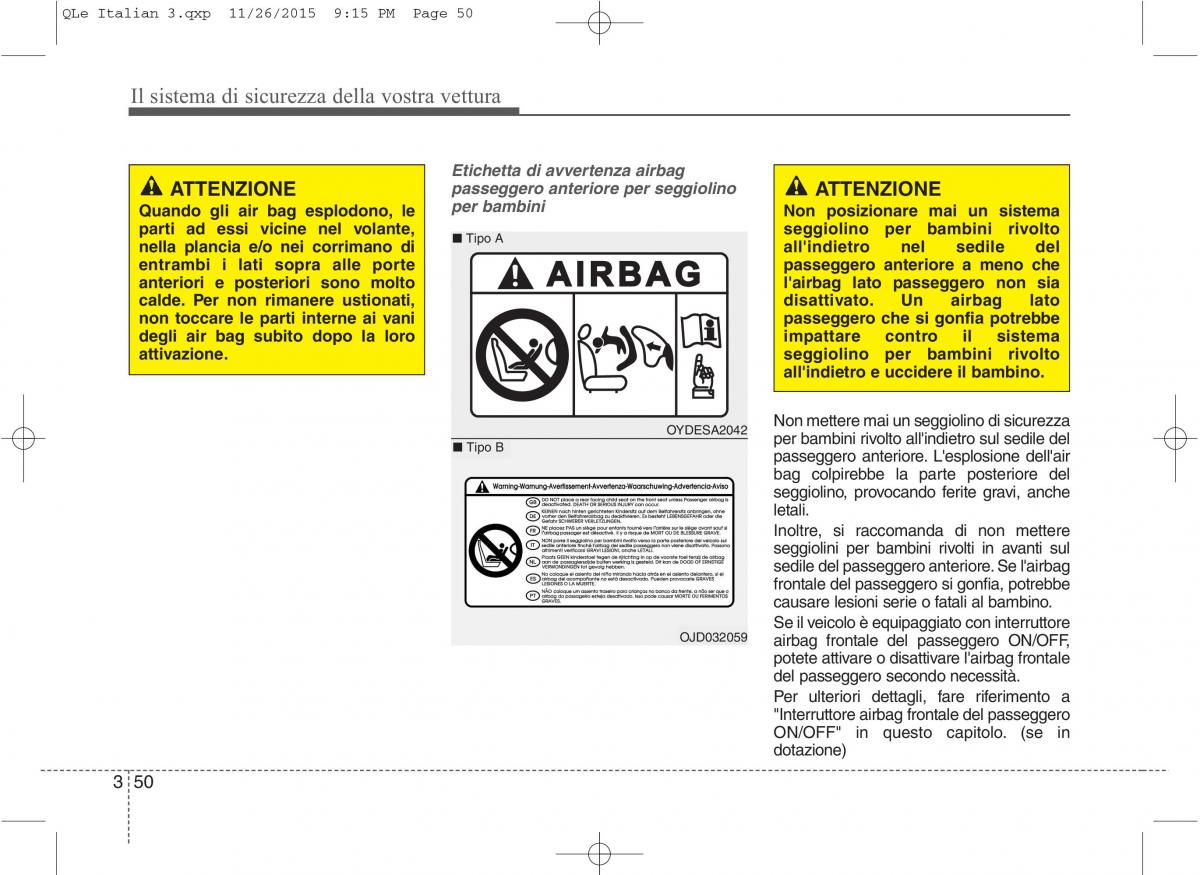 KIA Sportage IV manuale del proprietario / page 68