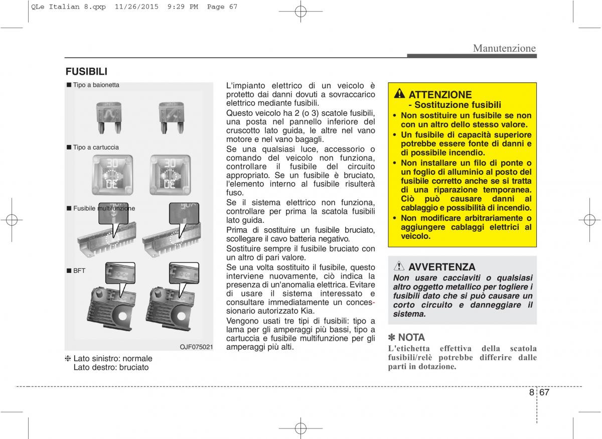 KIA Sportage IV manuale del proprietario / page 698