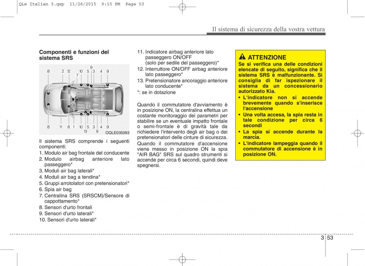 KIA Sportage IV manuale del proprietario / page 71