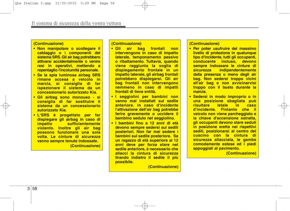 KIA Sportage IV manuale del proprietario / page 76