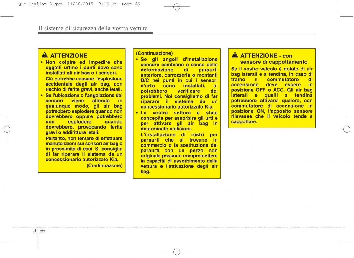 KIA Sportage IV manuale del proprietario / page 84