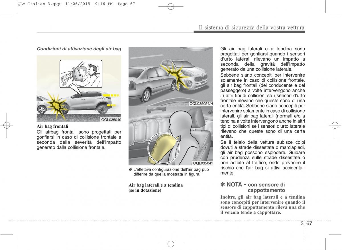 KIA Sportage IV manuale del proprietario / page 85