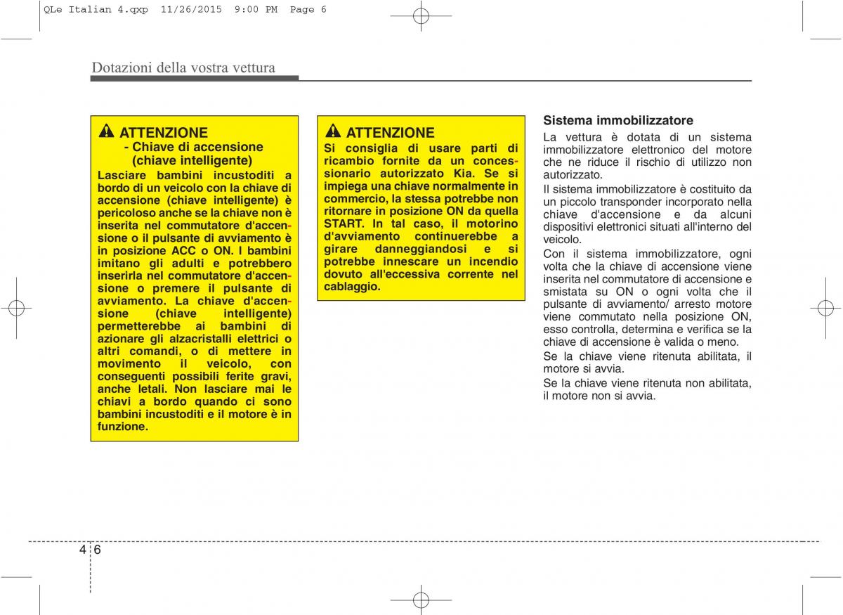 KIA Sportage IV manuale del proprietario / page 97