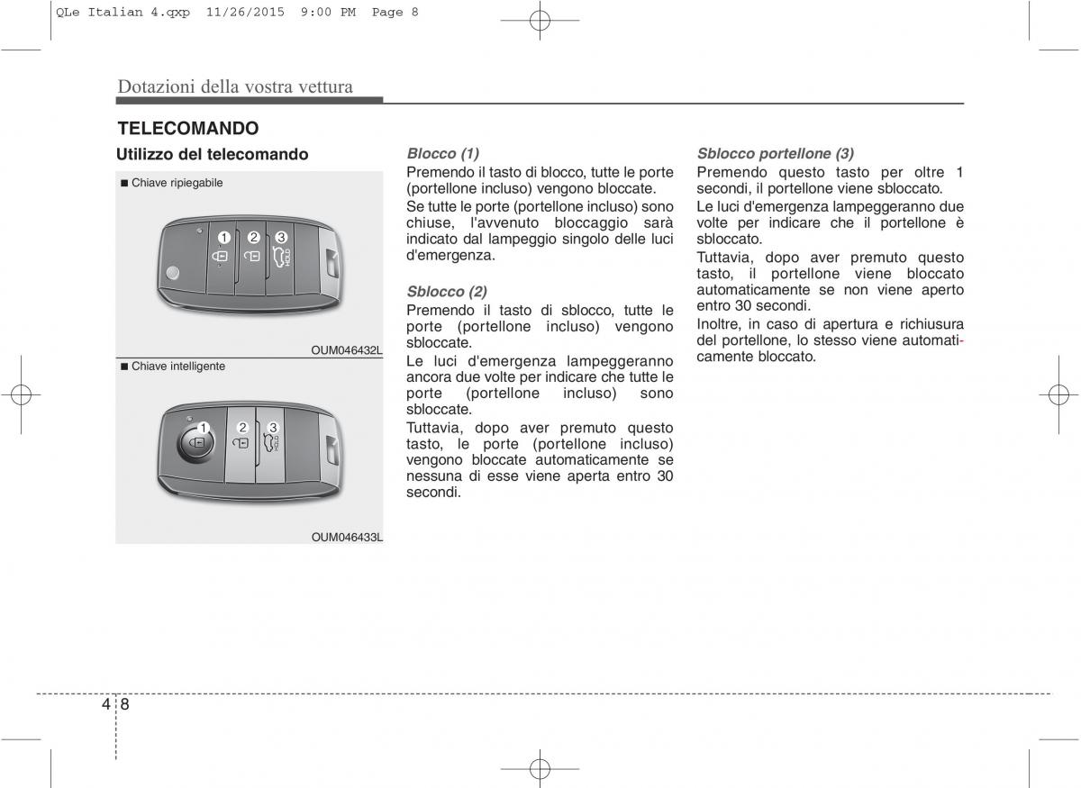 KIA Sportage IV manuale del proprietario / page 99