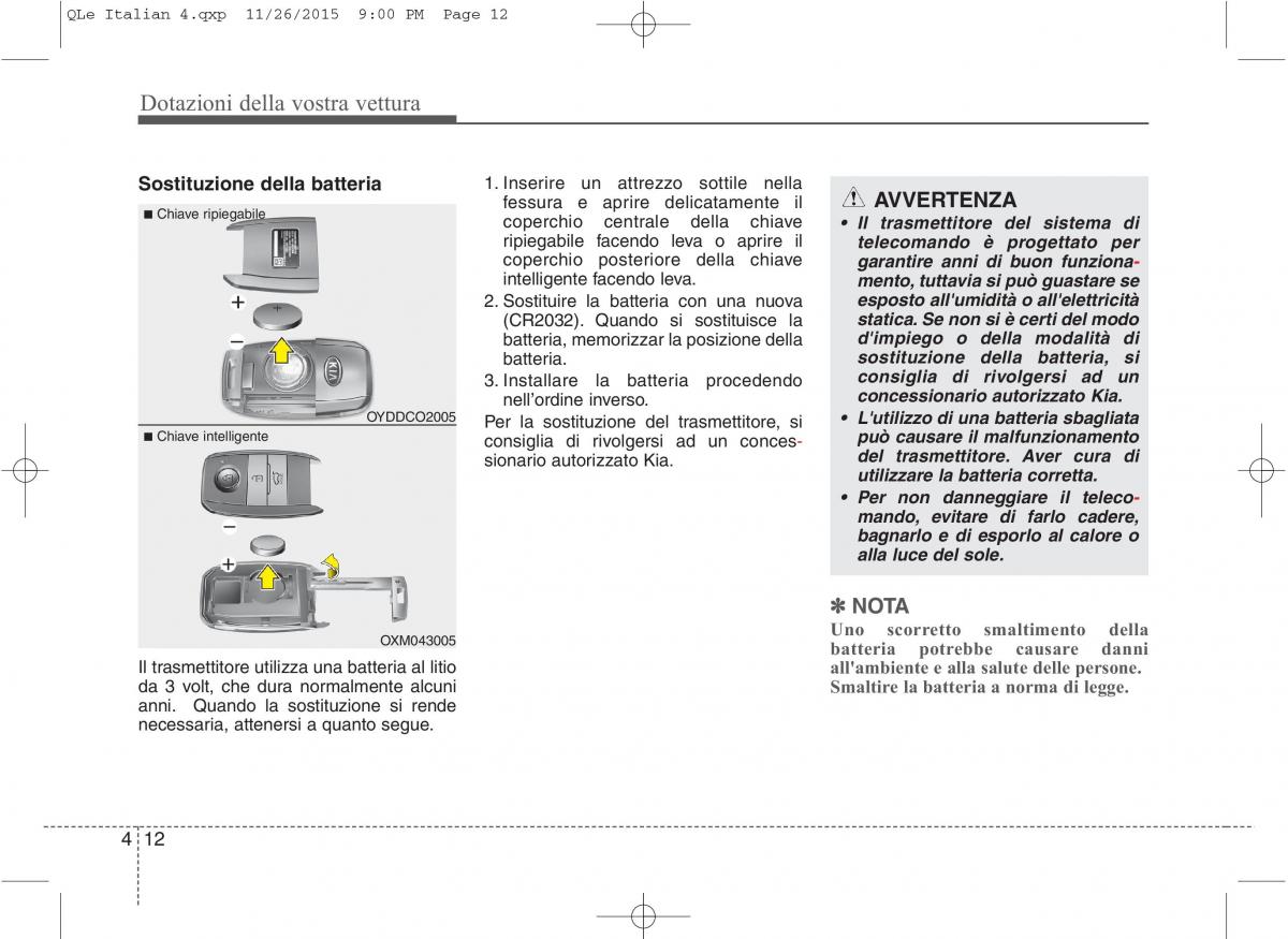 KIA Sportage IV manuale del proprietario / page 103