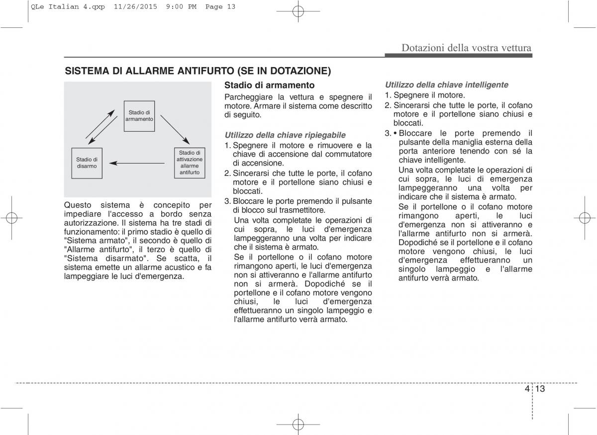 KIA Sportage IV manuale del proprietario / page 104