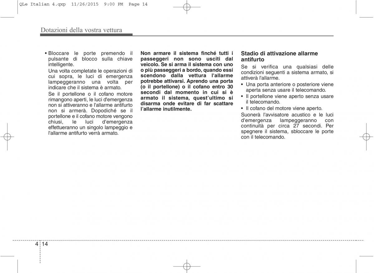 KIA Sportage IV manuale del proprietario / page 105