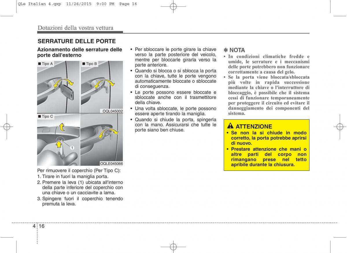 KIA Sportage IV manuale del proprietario / page 107