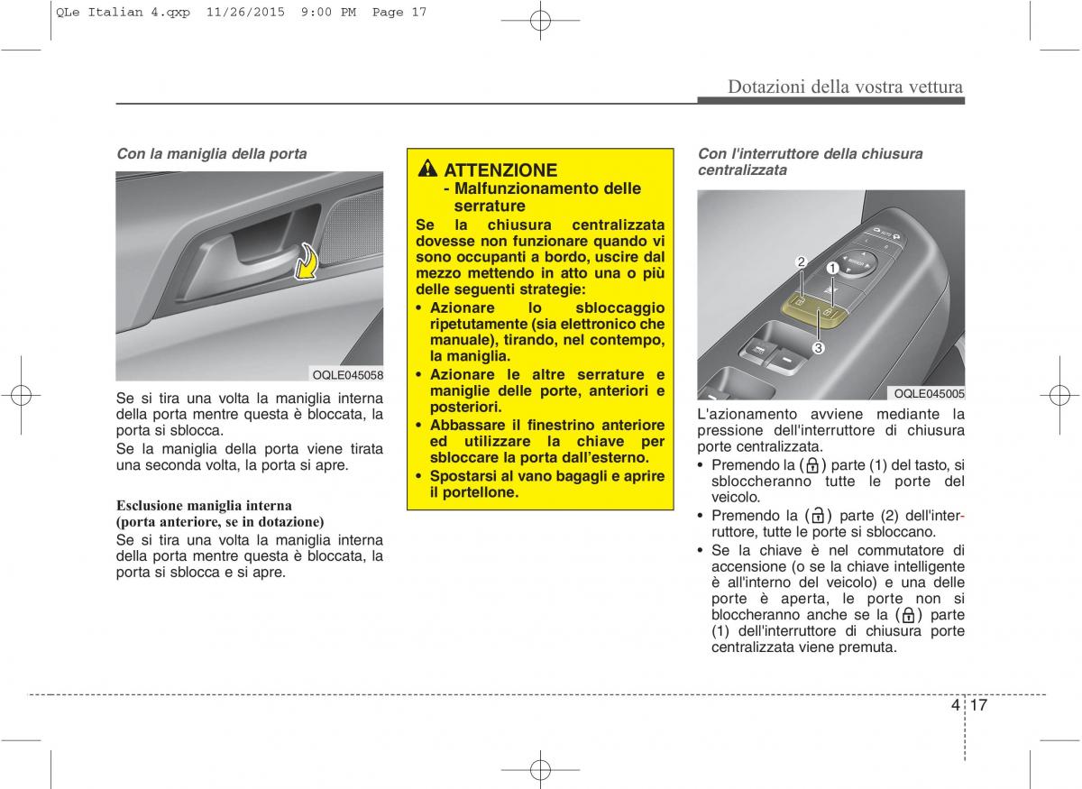 KIA Sportage IV manuale del proprietario / page 108