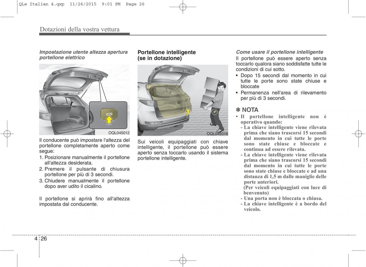 KIA Sportage IV manuale del proprietario / page 117