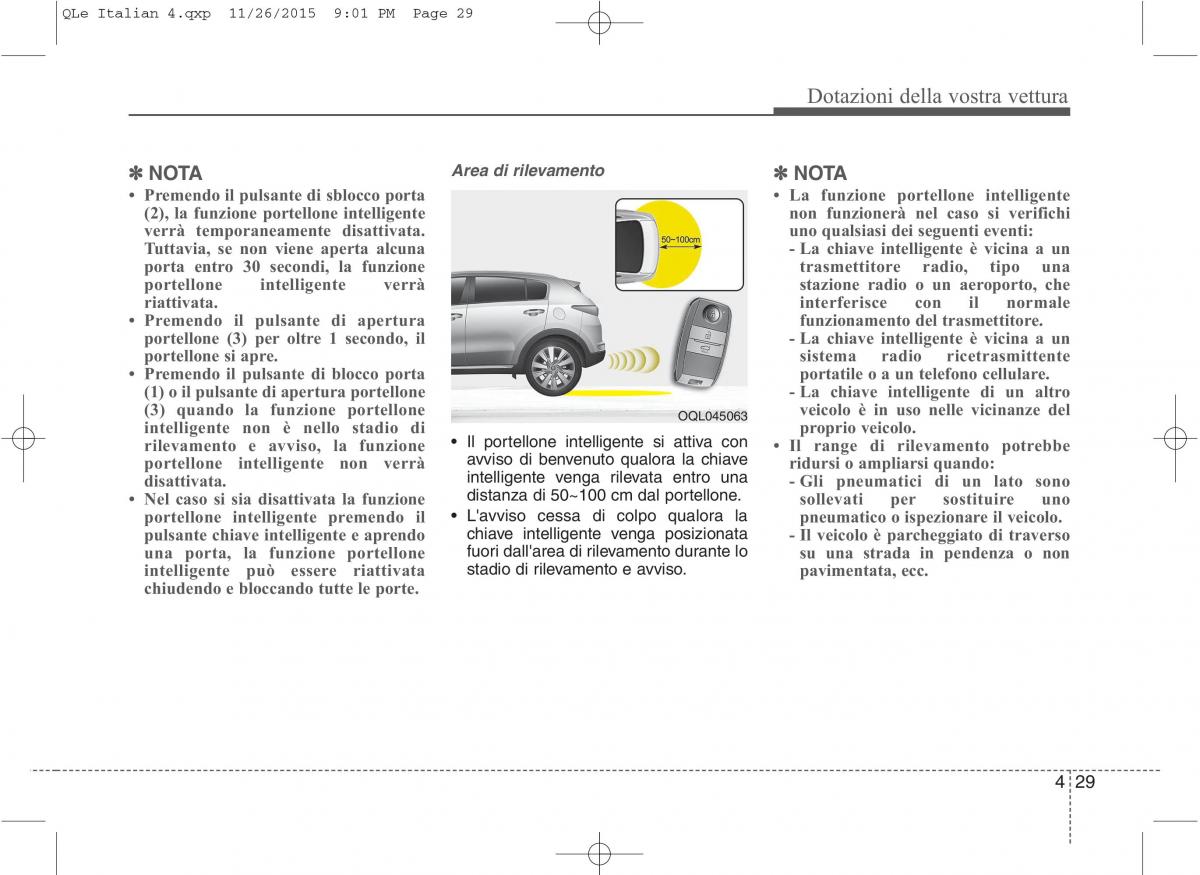 KIA Sportage IV manuale del proprietario / page 120