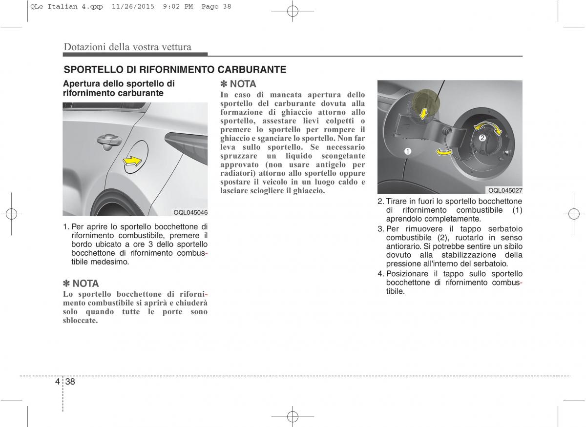 KIA Sportage IV manuale del proprietario / page 129