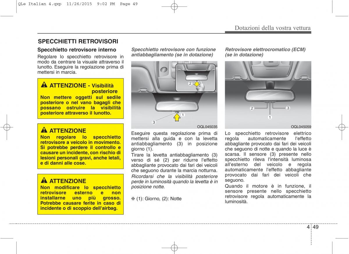 KIA Sportage IV manuale del proprietario / page 140