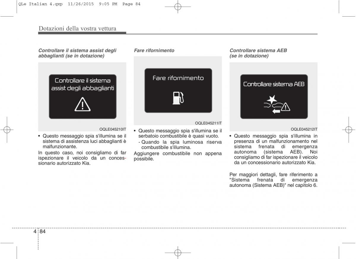 KIA Sportage IV manuale del proprietario / page 175