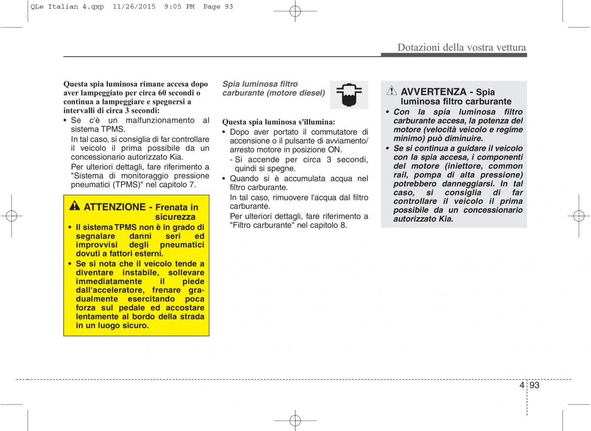 KIA Sportage IV manuale del proprietario / page 184