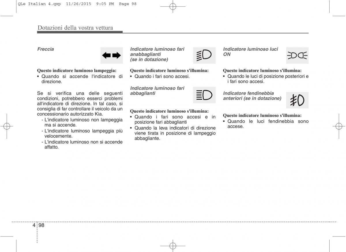 KIA Sportage IV manuale del proprietario / page 189