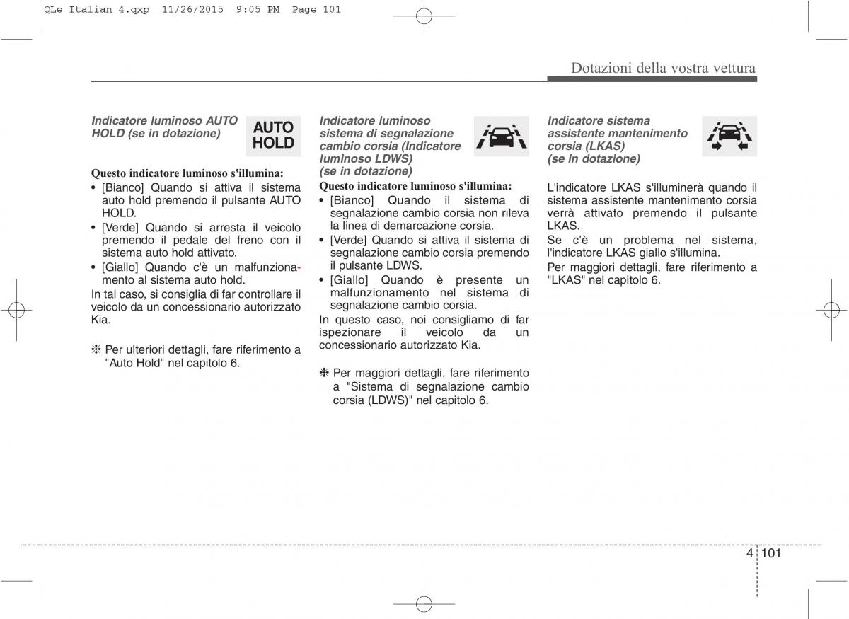 KIA Sportage IV manuale del proprietario / page 192